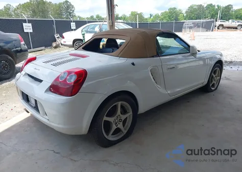2003 Toyota Mr2 Spyder z USA, uszkodzony, nr VIN JTDFR320430063623